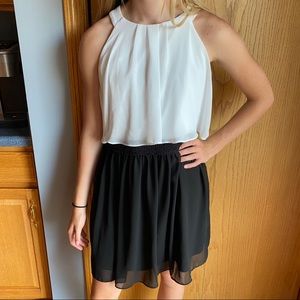 Black and White Dress